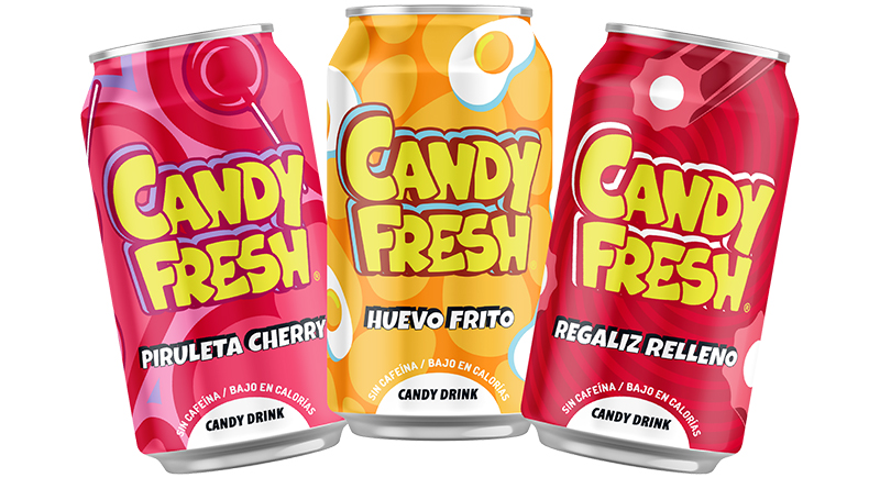 Eneryeti lanza Candyfresh, sus refrescos sin cafeína inspirados en golosinas