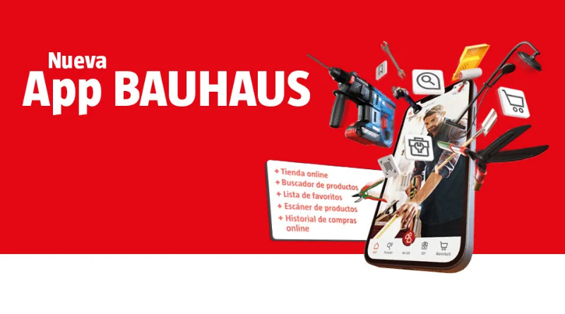 Llega la app de Bauhaus para mejorar la experiencia de compra